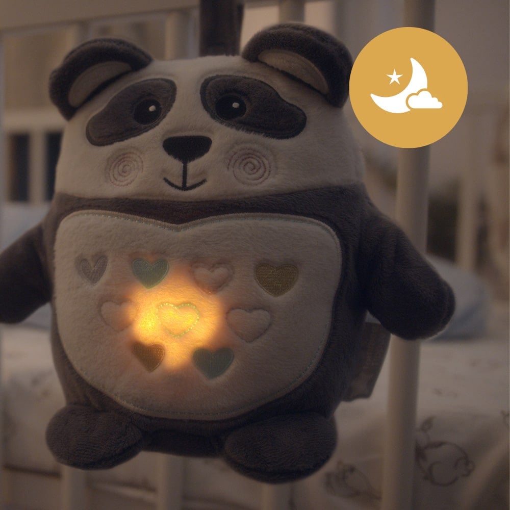 La lumière réglable en forme de cœur Pippo le panda de tommee tipee vendu sur le site aubert.com