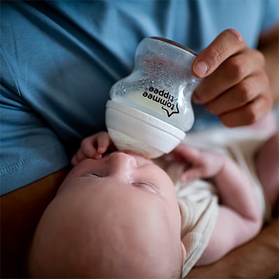 Tommee Tippee Biberon en verre +0m chez bébé concept