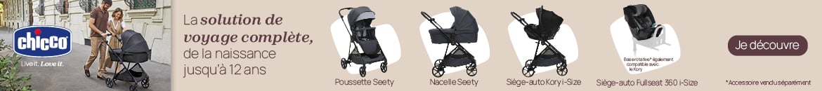 Découvrez le trio Seety de Chicco  !