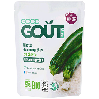 le risotto de courgettes de good gout vendu sur le site aubert.com