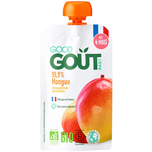 la purée de fruit good gout à la mangue vendu sur le site aubert.com