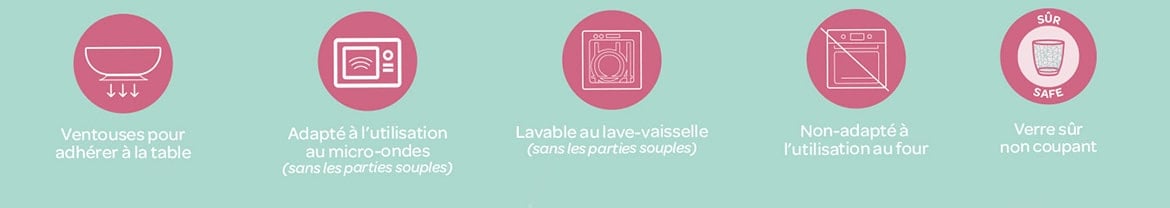 Le 1er coffret en verre repas pour bébé