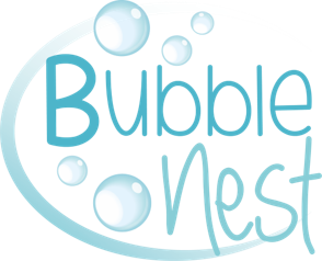 le logo de la gamme bubble nest de chicco