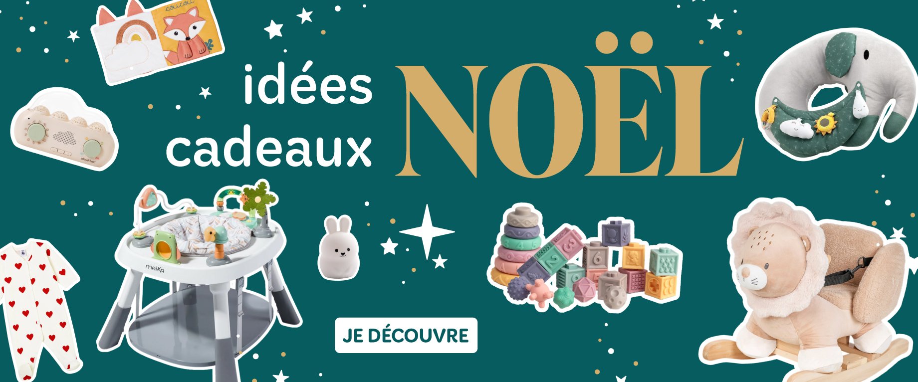 Toutes nos idées cadeaux de noël pour bébé !