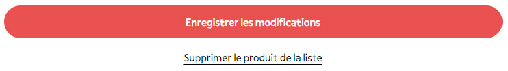 Supprimer un produit