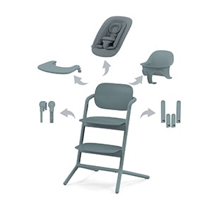 Chaise haute Lemo 4-en-1
