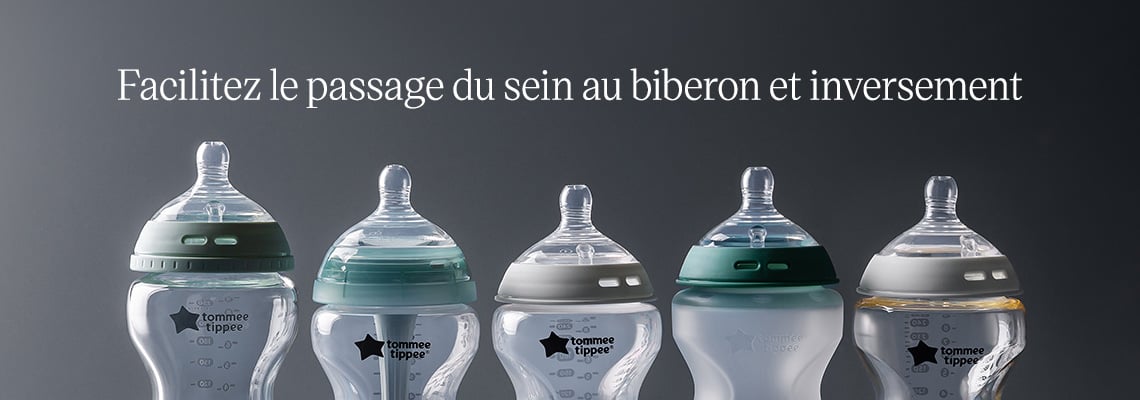 Faciltez le passage du sein au biberon et inversement avec Tommee Tippee