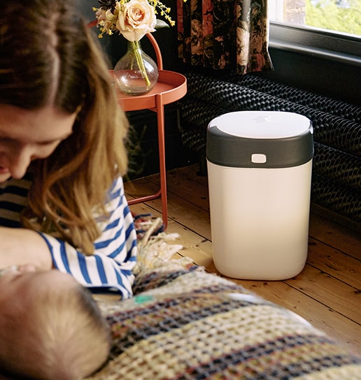 Les poubelles à couches Tommee Tipee vendues sur le site aubert.com