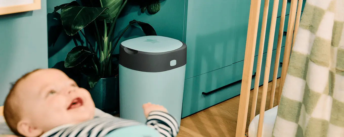 Les poubelles à couches Tommee Tippee vendues sur le site aubert.com