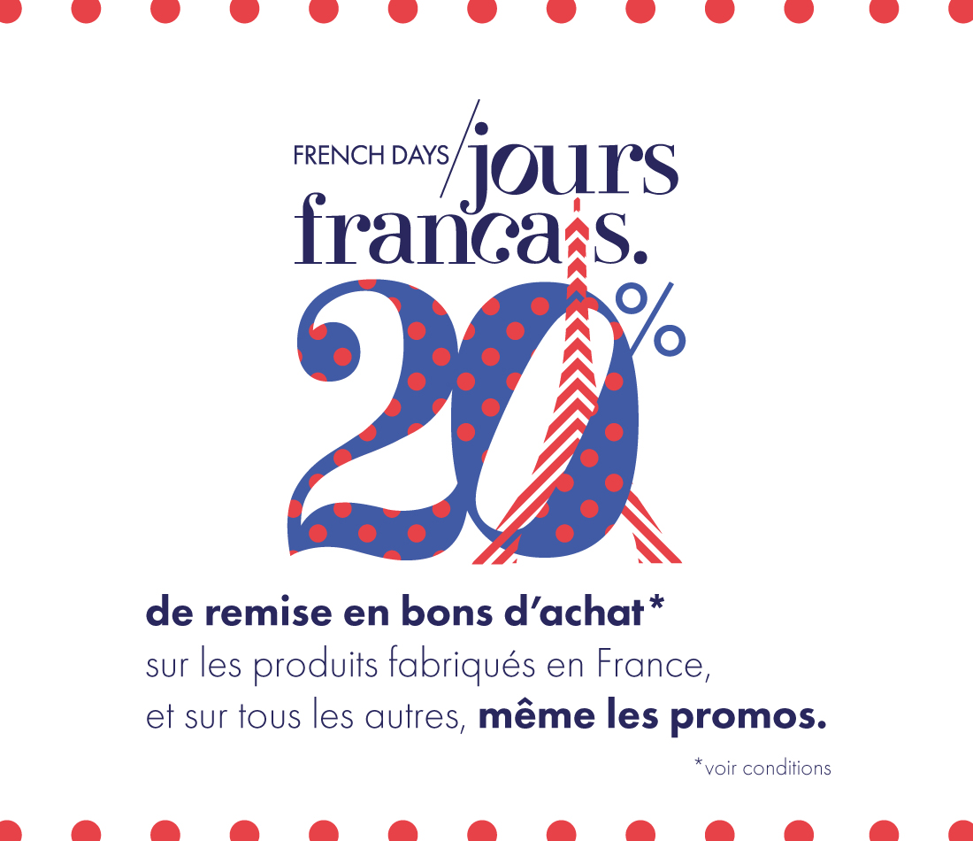 French Days : 20% en bons d'achat