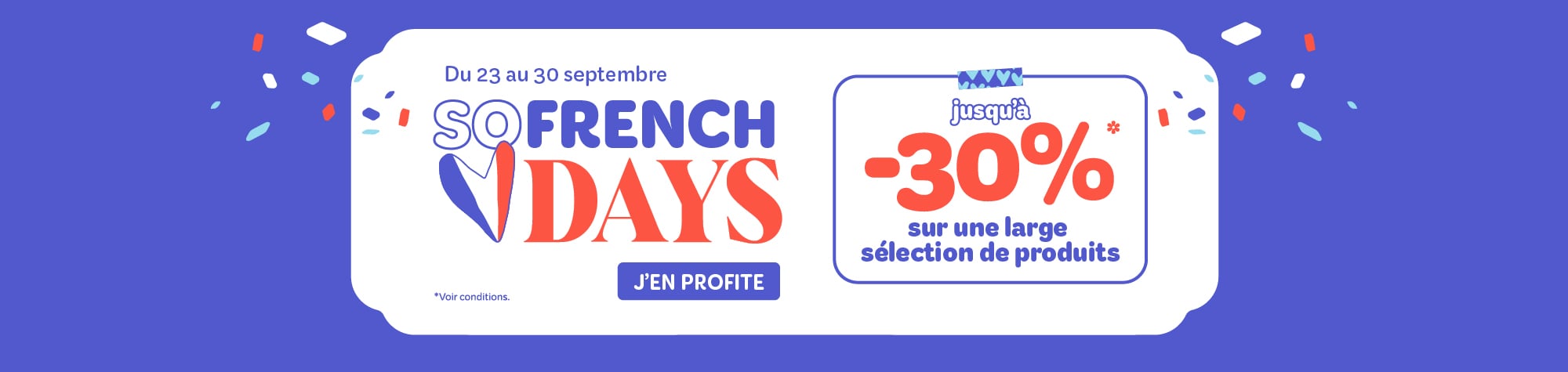 So French Days : jusqu'à -30% !