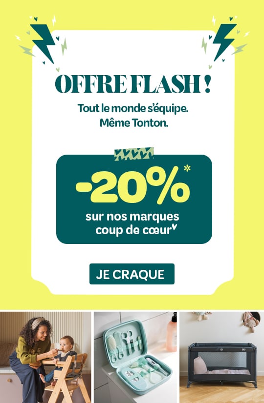 Offre Flash : -20% sur nos marques coup de coeur !