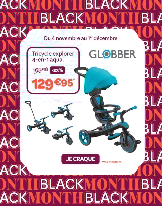 Black Friday sur le tricycle Globber !