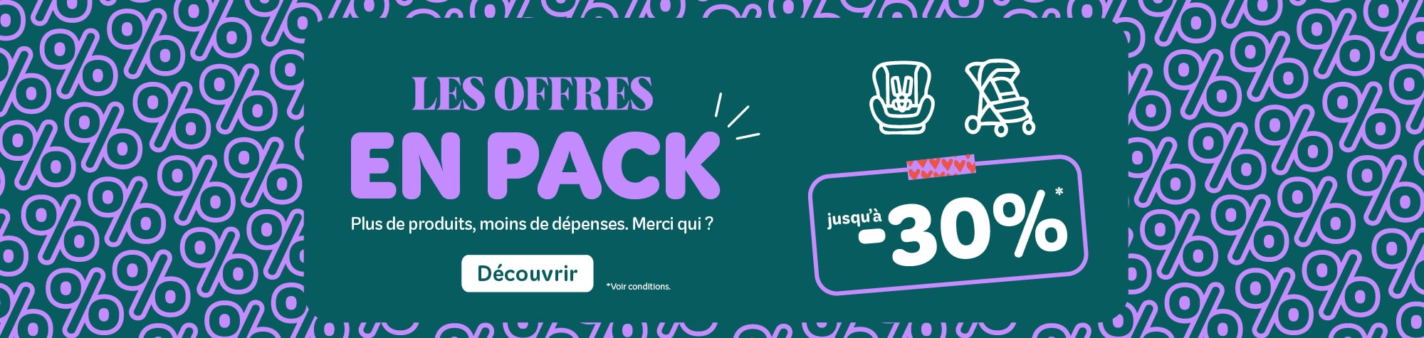 Profitez de nos offres sur vos packs préférés !