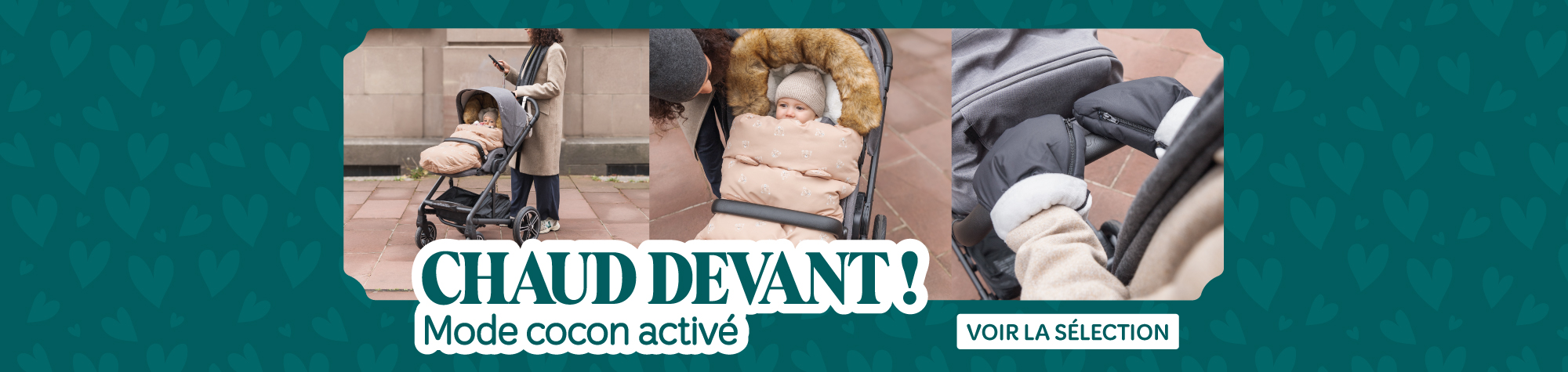 Bien au chaud avec bébé !