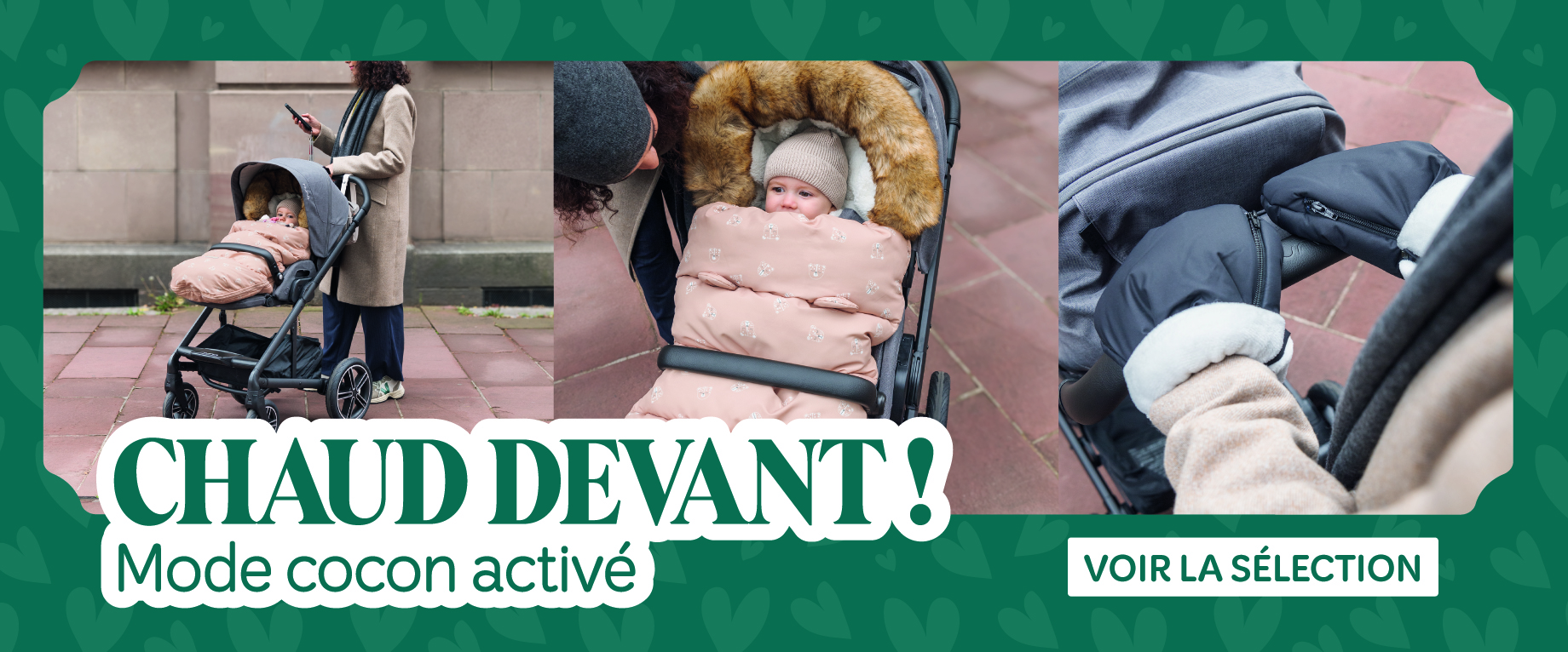 Bien au chaud avec bébé !