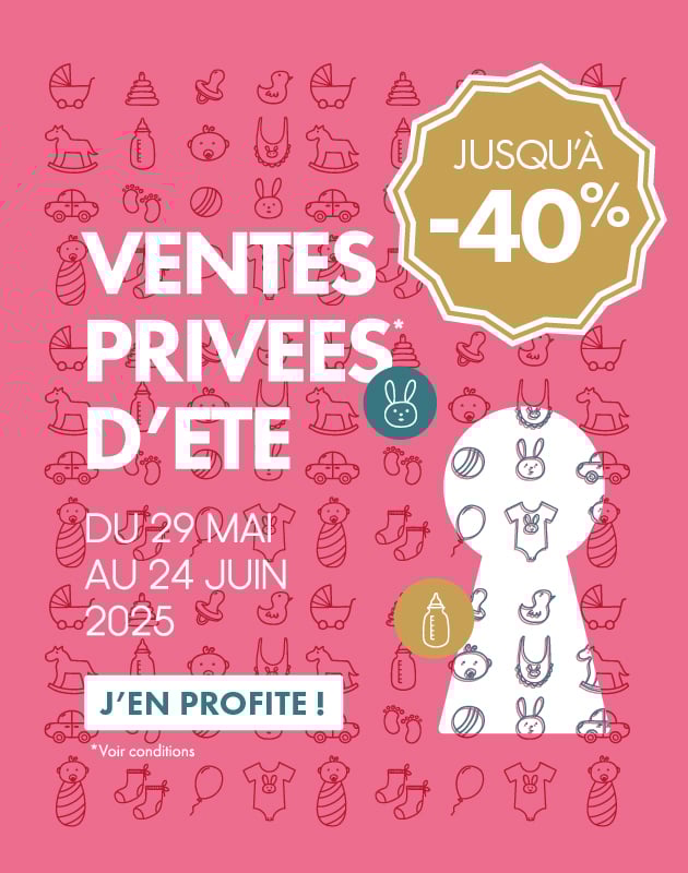 Ventes privées d'été : jusqu'à -40% !