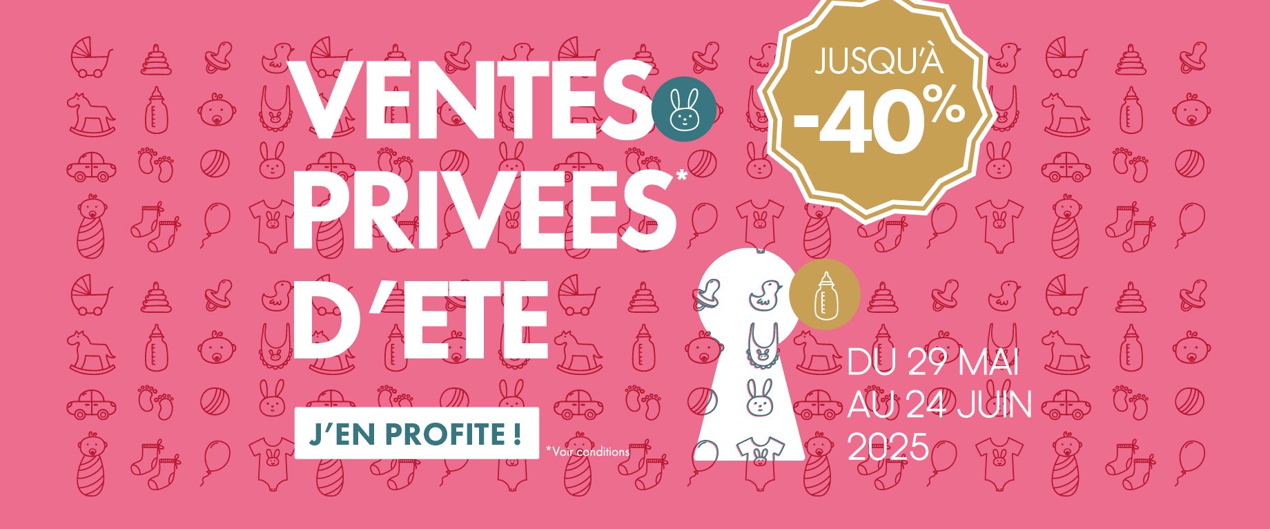 Ventes privées d'été : jusqu'à -40% !