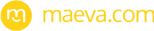Logo de Maeva le partenaire de la marque Aubert pour les détenteurs de la carte de fidelité