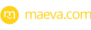 Logo de Maeva le partenaire de la marque Aubert pour les détenteurs de la carte de fidelité