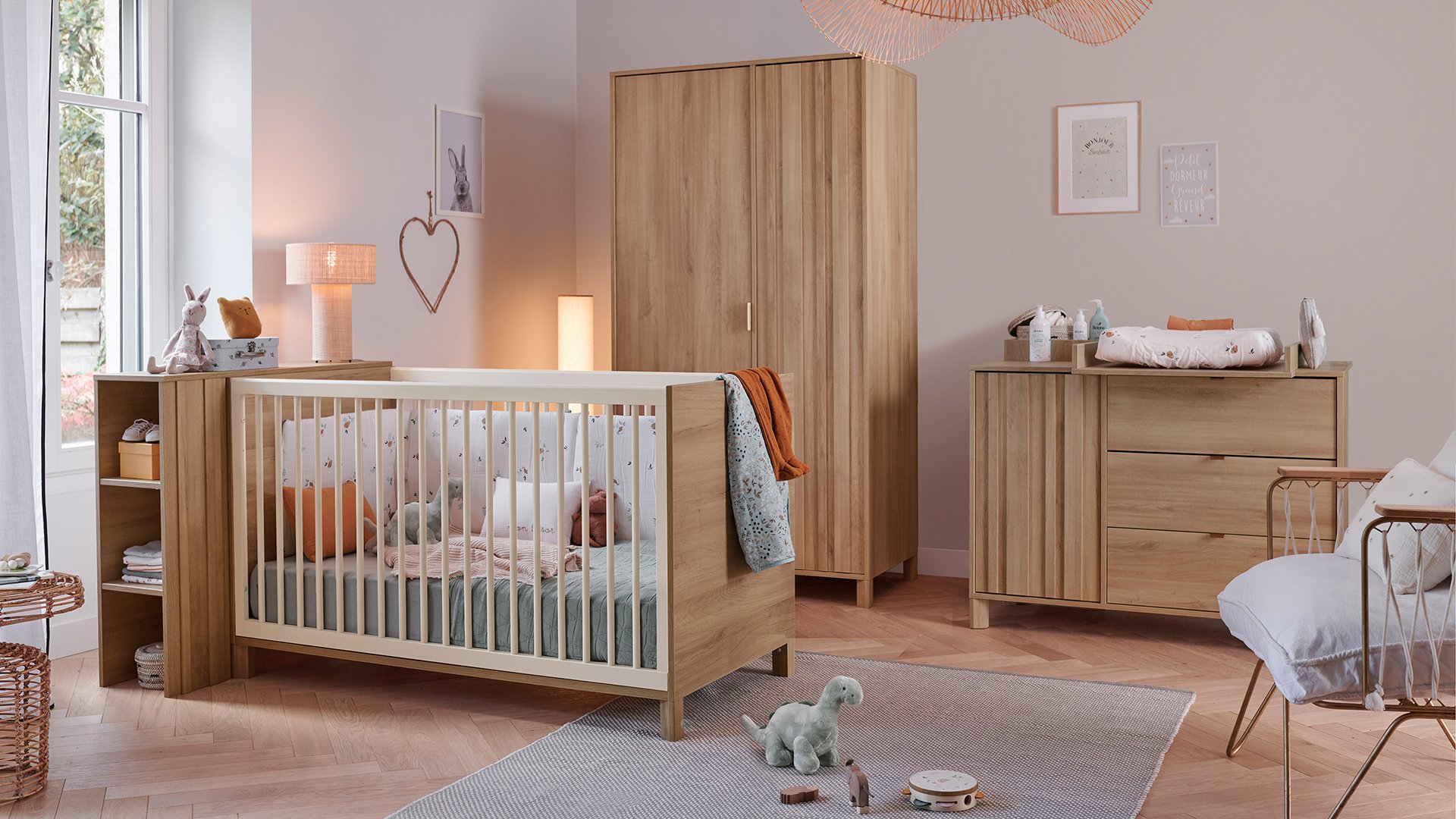 Thèmes coordonnés pour chambre de bébé : notre sélection