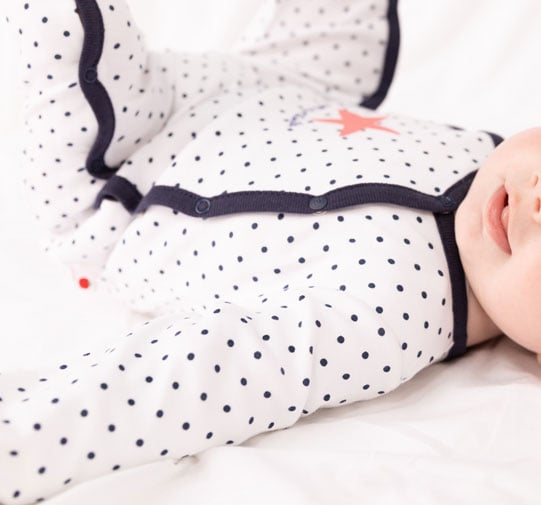 Pyjama bébé personnalisé fille dors bien 6 mois personnalisé avec