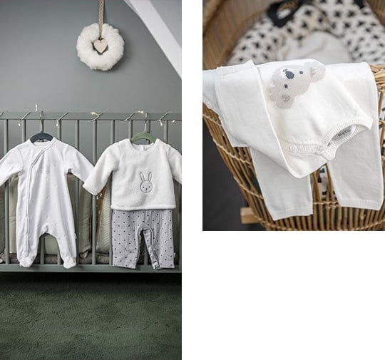 Pyjama bébé mixte - Pyjama blanc - Mon Coffret Naissance
