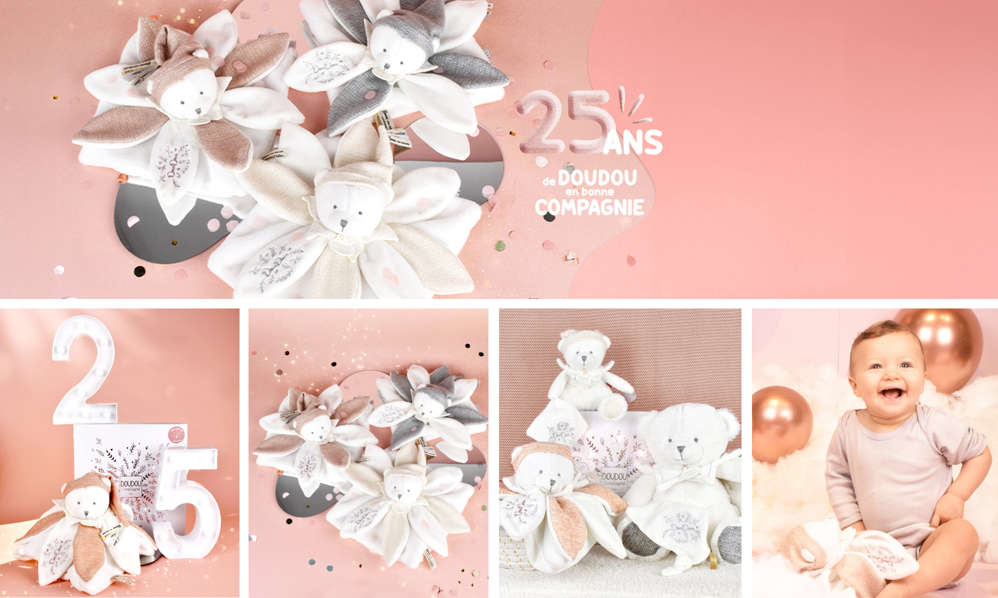 Collection anniversaire des 25 ans de Doudou et Compagnie